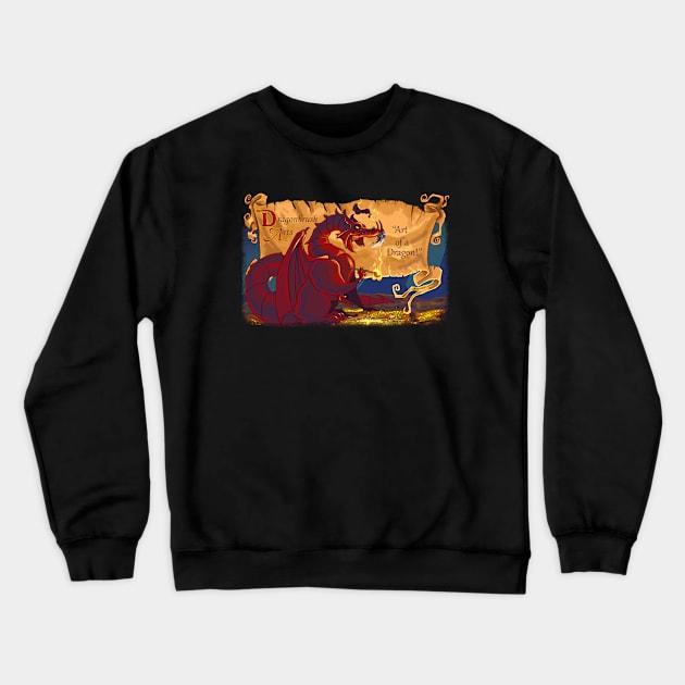Art of a Dragon!  T-shirt Crewneck Sweatshirt by Dragonbrush